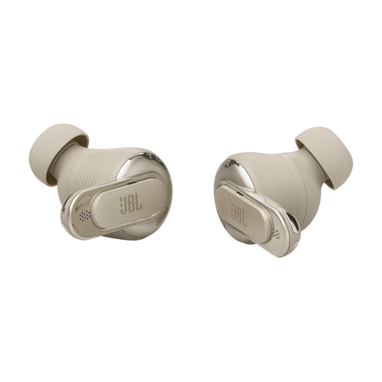 JBL Tour Pro 3 - Latte - True Wireless Noise Cancelling earbuds with Smart Charging Case™ - Detailshot 2
